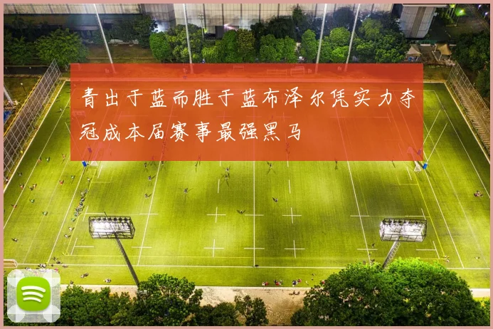 青出于蓝而胜于蓝布泽尔凭实力夺冠成本届赛事最强黑马